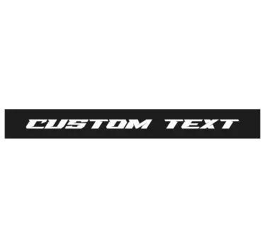 Přizpůsobená jednobarevná sluneční clona samolepka na auto - TenStickers