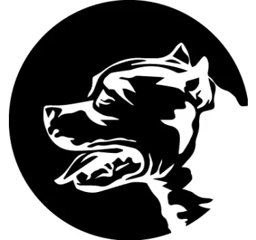 Americký staford-shire teriér auto nálepka - TenStickers