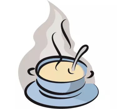 Horká polévka pot polévka - TenStickers
