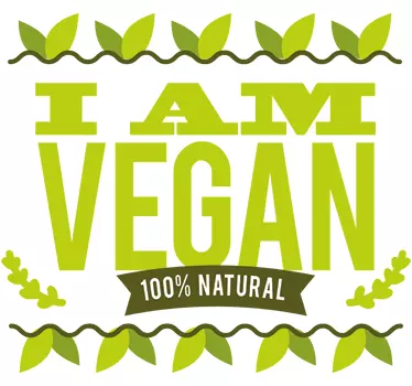 Jsem veganská kuchyňská stěna - TenStickers