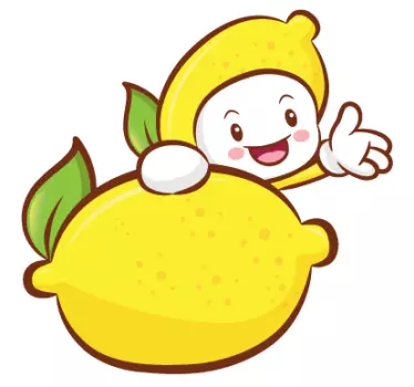 Nálepka lemon kid wall - TenStickers