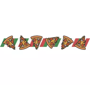 Nálepka na italskou pizzu - TenStickers