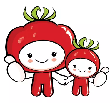 Nálepka na stěnu paradajky - TenStickers