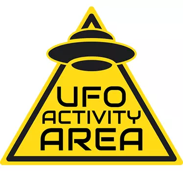 Nálepka na zeď ufo aktivity - TenStickers