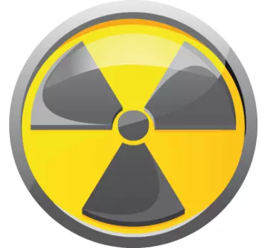Nálepka radioaktivního symbolu - TenStickers