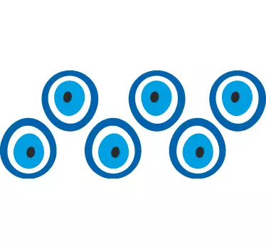 Nálepka zla oko talisman hranice - TenStickers