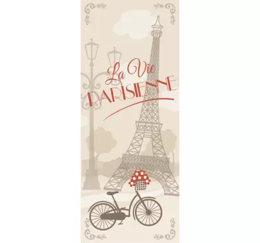 Paris lednice zabalit - TenStickers