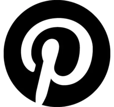 Pinterest logo obtisk - TenStickers