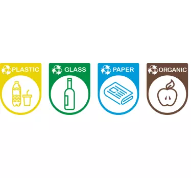 Recyklační nálepky - TenStickers
