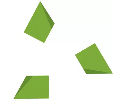 Recyklační symbol vinylové znamení - TenStickers