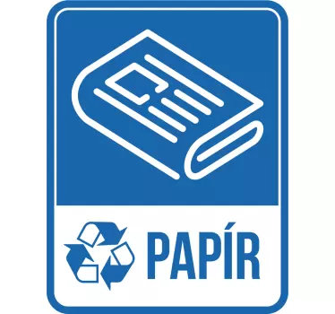 Recyklovat papír domácí zeď nálepka - TenStickers