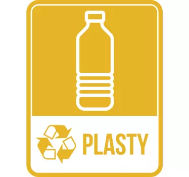 Recyklovat plastové domácí zeď nálepka - TenStickers
