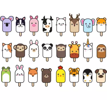 Samolepky na stěnu zvířecích stěn - TenStickers