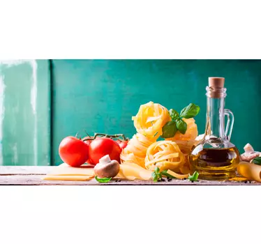 Těstoviny ingredience nálepky na zeď - TenStickers