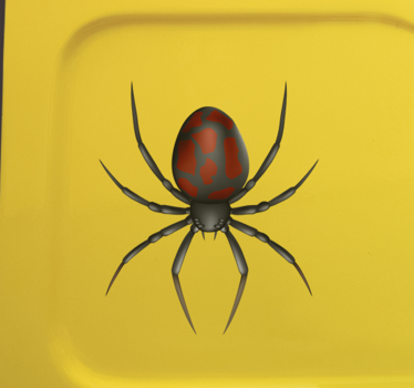 3D realistické pavouk nálepka na auto - TenStickers