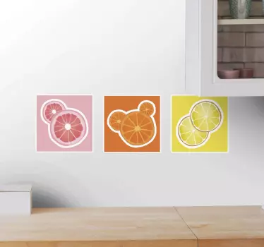 Přenos ovocných dlaždic na plátky - TenStickers