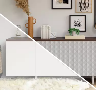 3d efekt nábytek obtisk - TenStickers