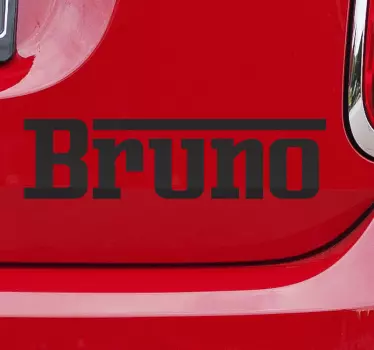 Personalizovaná nálepka ferrari - TenStickers