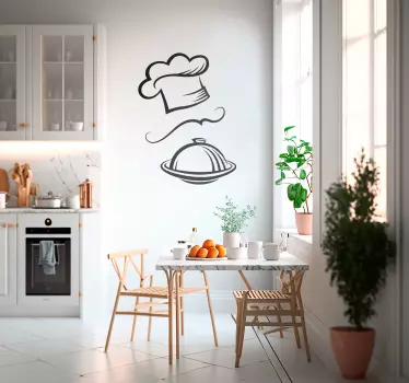 Vařte prvky náčrtu Kuchyňská nálepka - TenStickers