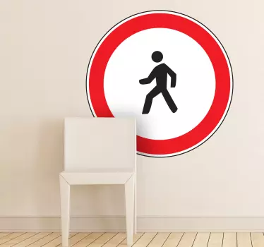 Nálepka pro pěší značky - TenStickers