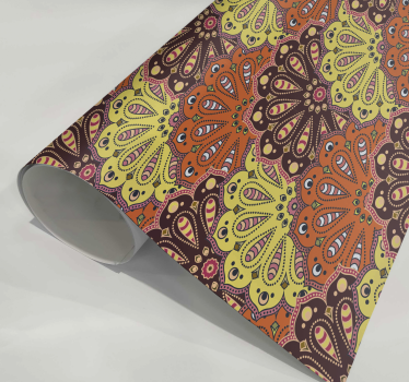 Abstraktní mandalaAbstraktní mandala je geometrická struktura, kt - TenStickers