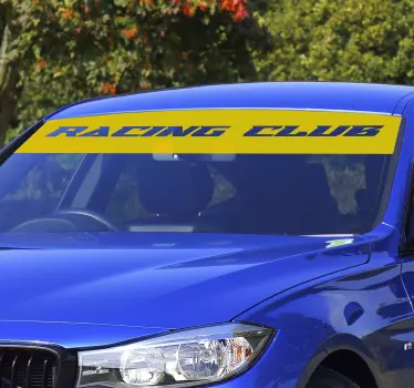 Přizpůsobená jednobarevná sluneční clona samolepka na auto - TenStickers