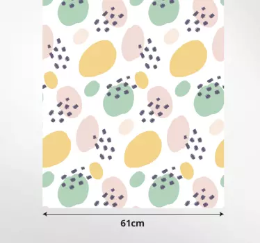 Pastelové nástěnné umělecké obtisky na nábytek - TenStickers