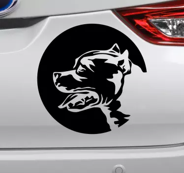 Americký staford-shire teriér auto nálepka - TenStickers