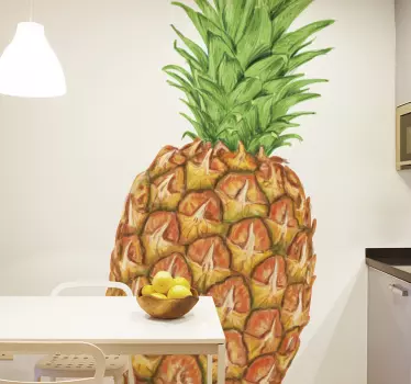 Ananas barevné potraviny obtisky - TenStickers