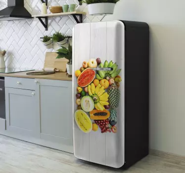 Barevné zemědělství lednička zábal - TenStickers