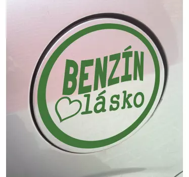 Benzínové auto nálepka - TenStickers