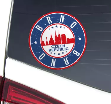 Brno razítko auto obtisk - TenStickers