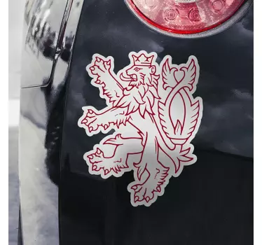český státní vojenský letoun auto nálepka - TenStickers