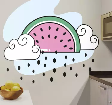 Design mraku vodního melounu kuchyňská samolepka - TenStickers