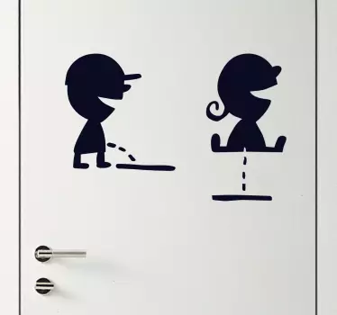 Dětské nálepky na wc - TenStickers