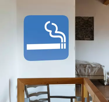 Fajčení povoleno podepsat nálepku - TenStickers