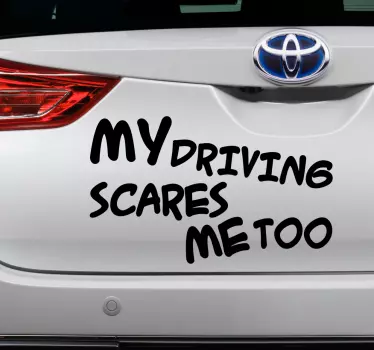 Fráze auto nálepka - TenStickers