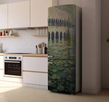 Impresionistický nátěr Nálepka lednice - TenStickers