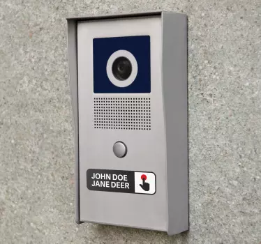Intercom Interkom Nálepka znamení - TenStickers