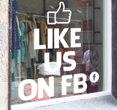 Jako samolepka facebooku - TenStickers