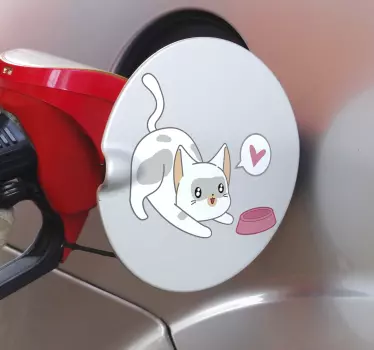 Kočka tank auto nálepka - TenStickers