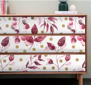 Nábytek nálepka botanický listový koncept - TenStickers