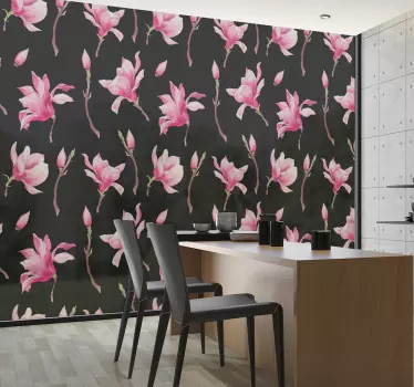 Magnolia rostlin dekorace okenní obtisk - TenStickers
