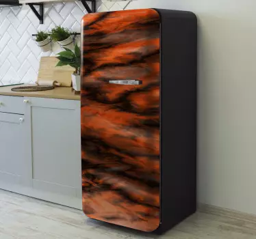 Mramorový gradient lednice zábal - TenStickers
