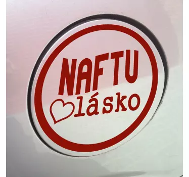 Naftové auto nálepka - TenStickers