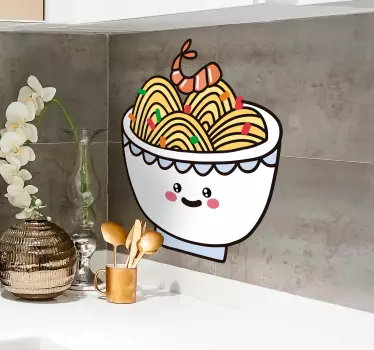 Nálepka anime ramen wall - TenStickers