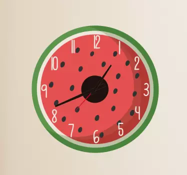 Nálepka hodiny meloun - TenStickers