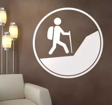 Nálepka ikony turista - TenStickers