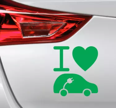 Nálepka na elektrický vůz - TenStickers