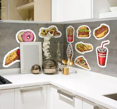 Nálepka na rychlé občerstvení - TenStickers